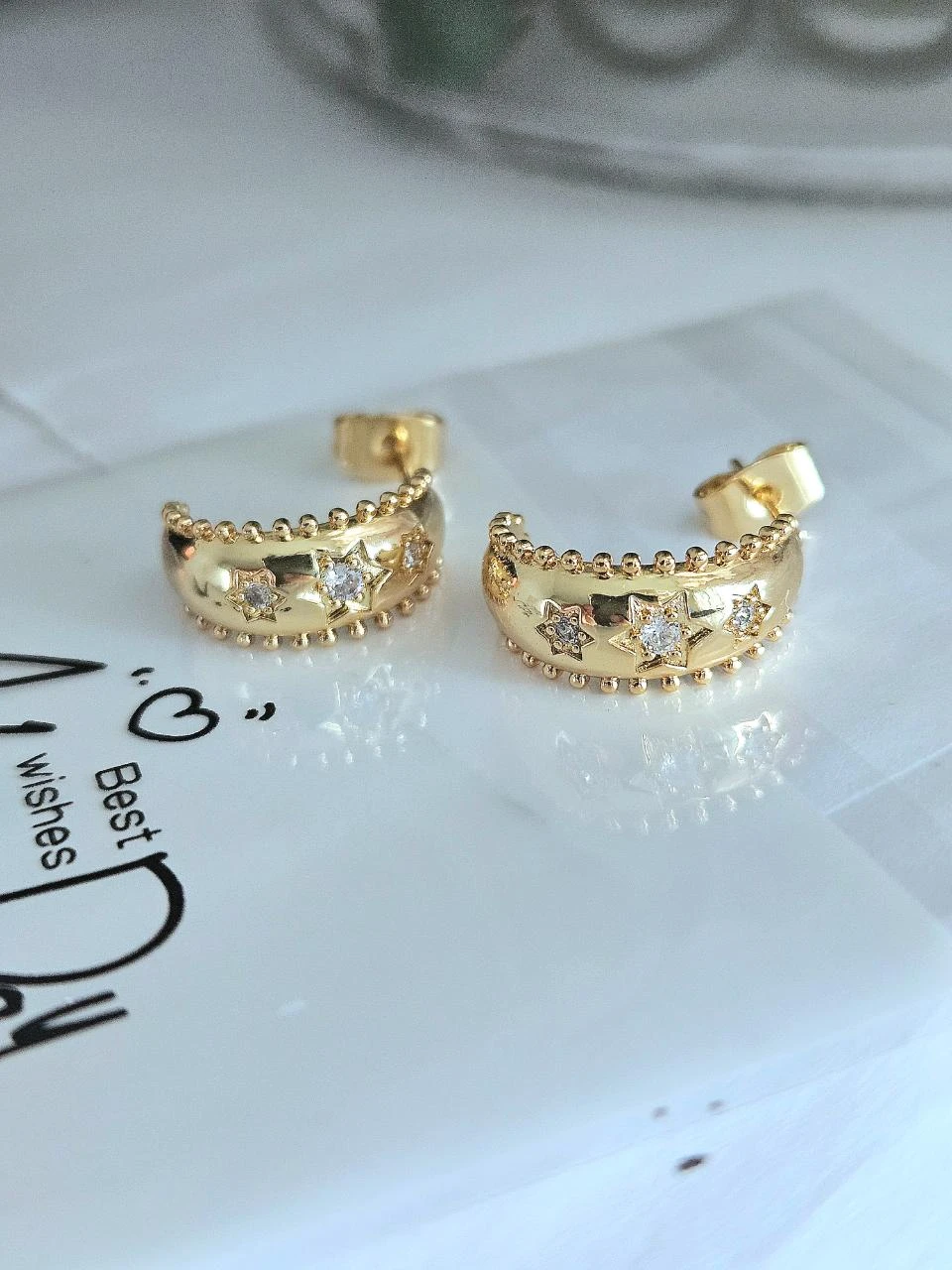 Stainless steel earring – photo 5